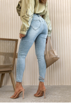 Nohavice džínosové skinny To Get Started jasnoszare