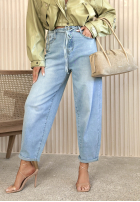 Nohavice džínosové balloon Michelle svetlomodré