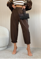 látkové Nohavice Maren svetlobéžové