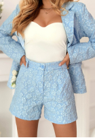 Kreszowany Súprava Sako i Kraťasy  Susan blankytný