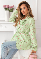 Kwiecista Sako z paskiem i różą Macarena žltá