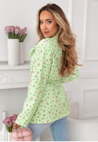 Kwiecista Sako z paskiem i różą Macarena žltá