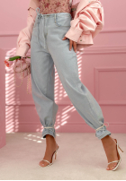 Nohavice džínosové balloon Michelle svetlomodré