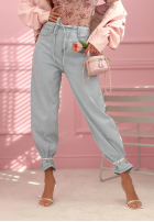 Nohavice džínosové balloon Michelle svetlomodré