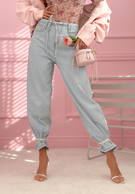 Dž&iacute;nsy balloon Michelle svetlomodr&eacute;