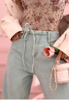 Nohavice džínosové balloon Michelle svetlomodré