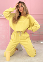 Tepláková súprava Mikina i Nohavice Denise banánový