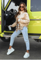 Krátka Prešívaná Bunda Mirella čierna