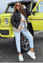 Krátka Prešívaná Bunda Mirella čierna