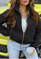 Krátka Prešívaná Bunda Mirella čierna