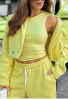 Tepláková súprava Mikina, Nohavice i top 3in1 Almost There ťavý