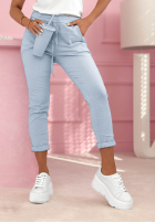 látkové Nohavice Archie béžové