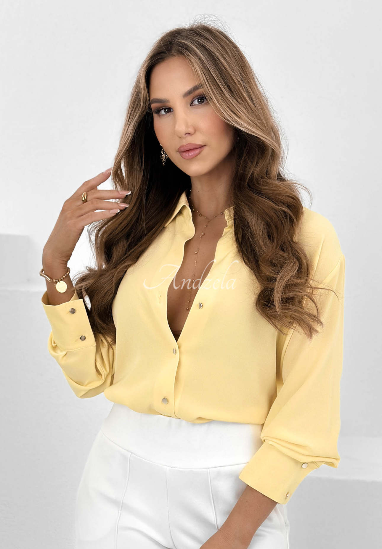 Košeľa Doing Great banánová