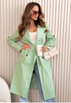 Dlhý Kabát trencz Miraldi ružový