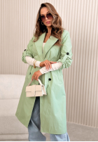 Dlhý Kabát trencz Miraldi ružový