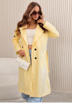 Dlhý Kabát trencz Miraldi ružový