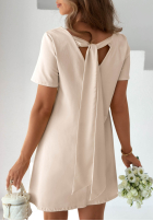 Šaty mini z kokardą Mariette žltá