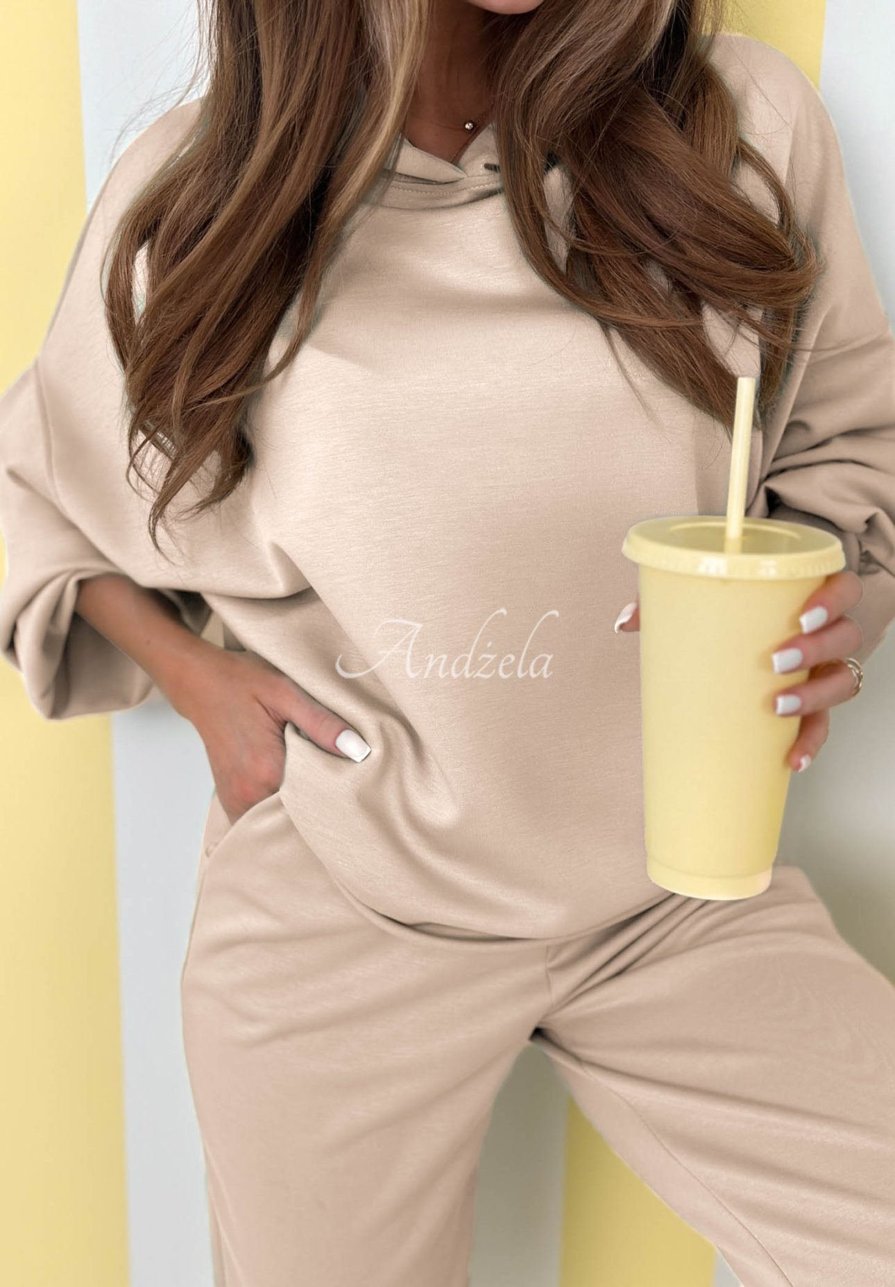 Tepláková súprava Remember About You béžový