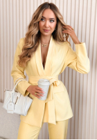 Súprava Sako i Nohavice Old News ecru