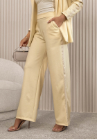 Dresowy garnitur damski z lampasami Self Respect čokoládový