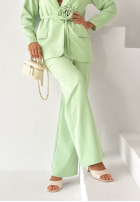 Garnitur damski z kwiatkiem Tessa ružový