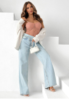 Koronkowe body na ramiączkach Persephone čierne