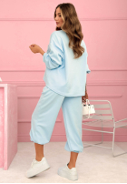 Nohavice dresowe Mastermind púdrovo ružová