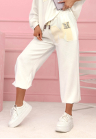 Nohavice dresowe Mastermind púdrovo ružová