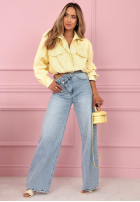 Nohavice džínosové wide leg Denim Story modré