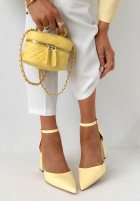 džínosové Sandále na słupku Nefertiti modré