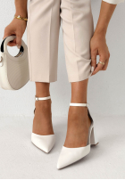 džínosové Sandále na słupku Nefertiti modré