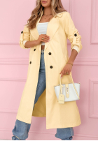 Dlhý Kabát trencz Miraldi ružový