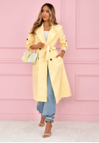 Dlhý Kabát trencz Miraldi ružový