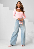 Body z chokerem Dreamy Day žlté