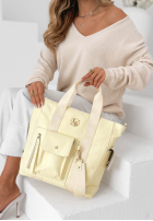 Skórzana Kabelka Georgina púdrovo ružová