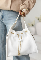 Skórzana Kabelka Celestia Biela