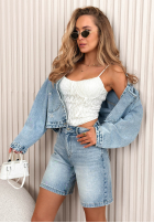 džínosové Kraťasy  Hold Me Close modré