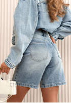 džínosové Kraťasy  Hold Me Close modré