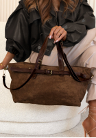 Zamszowa Kabelka Donna béžová