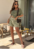 džínosové Kraťasy  Safari Trip žlté