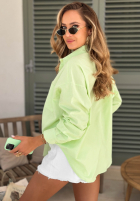 Bawełniana Košeľa oversize Sunny Life Biela