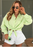 Bawełniana Košeľa oversize Sunny Life Biela