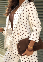 Elegancka Sako w Bodky  Timeless Dots ecru
