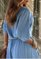 Košeľa z kieszonką Italian Sky modrá