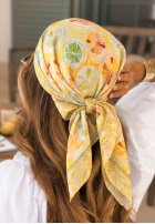 Wzorzysta Šatky w cytrynki Lemon Vibe žltá