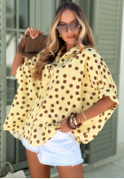 Košeľa w Bodky  Hello Bellissima Biela