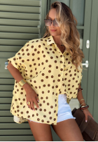 Košeľa w Bodky  Hello Bellissima Biela