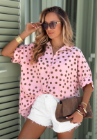 Košeľa w Bodky  Hello Bellissima Biela