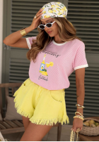 džínosové Kraťasy  z szerokimi nogawkami Endless Blue modré