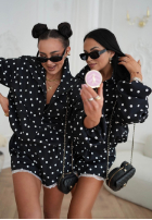 Kraťasy  w Bodky  Dot Romance čierne